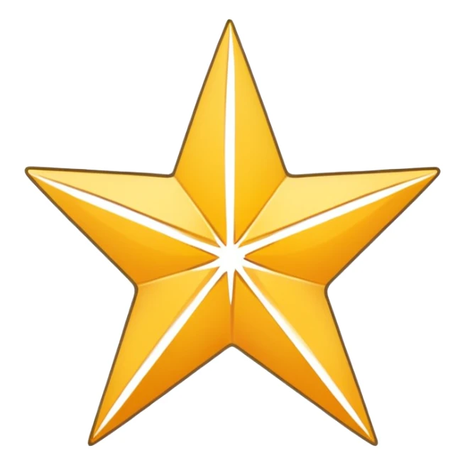 Generate me like a broken star in half or maybe three pieces but so people still can see it’s a star lie make it white outline and empty inside and same thing with a star make two emojis sticker