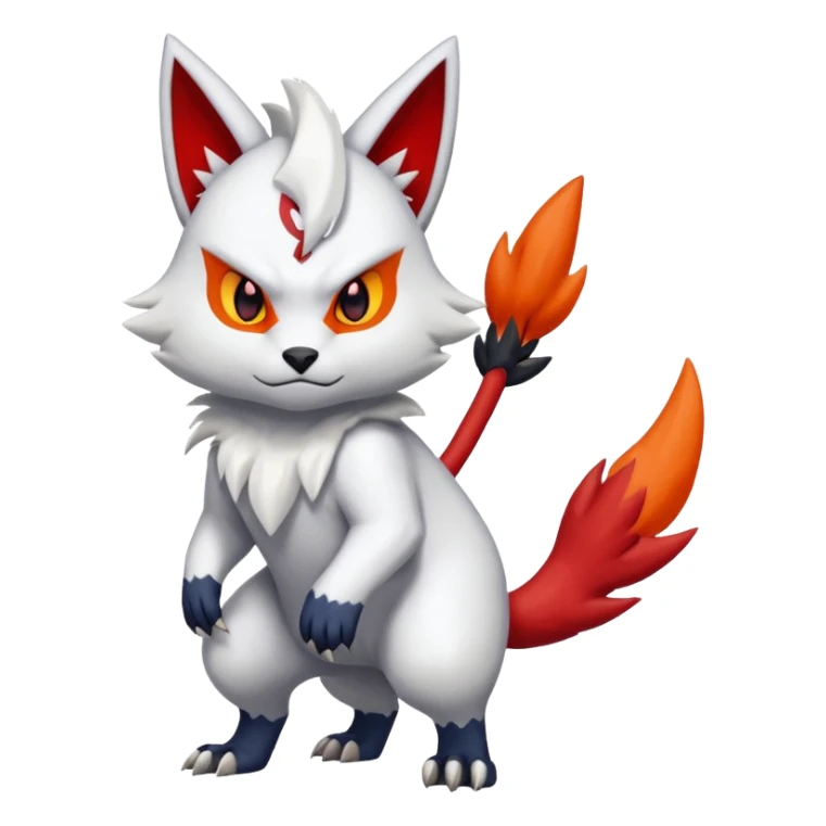 Absol-Torracat-Zangoose-Fusion (full body) sticker