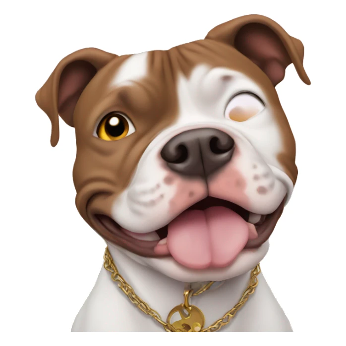 pitbull with girl sticker
