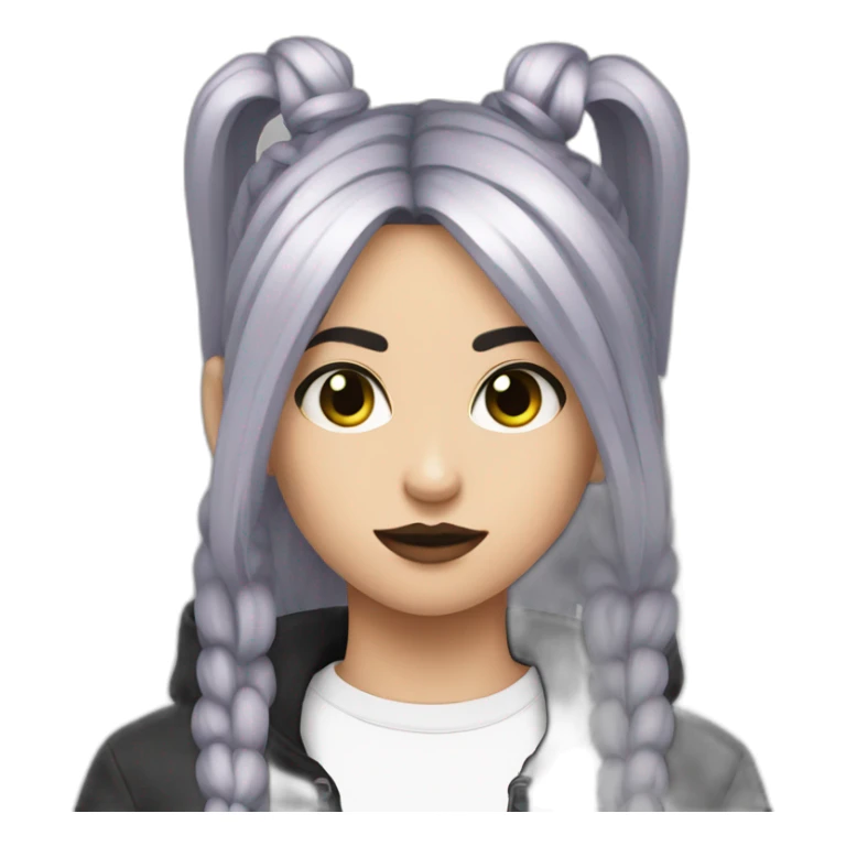 Gym goth girl sticker