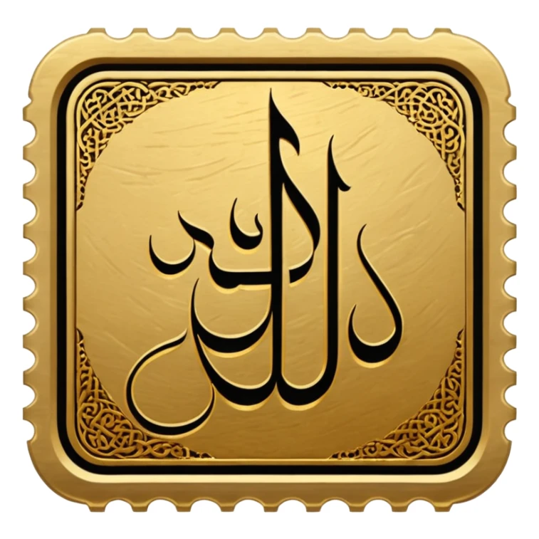 Stamp of Inshallah sticker