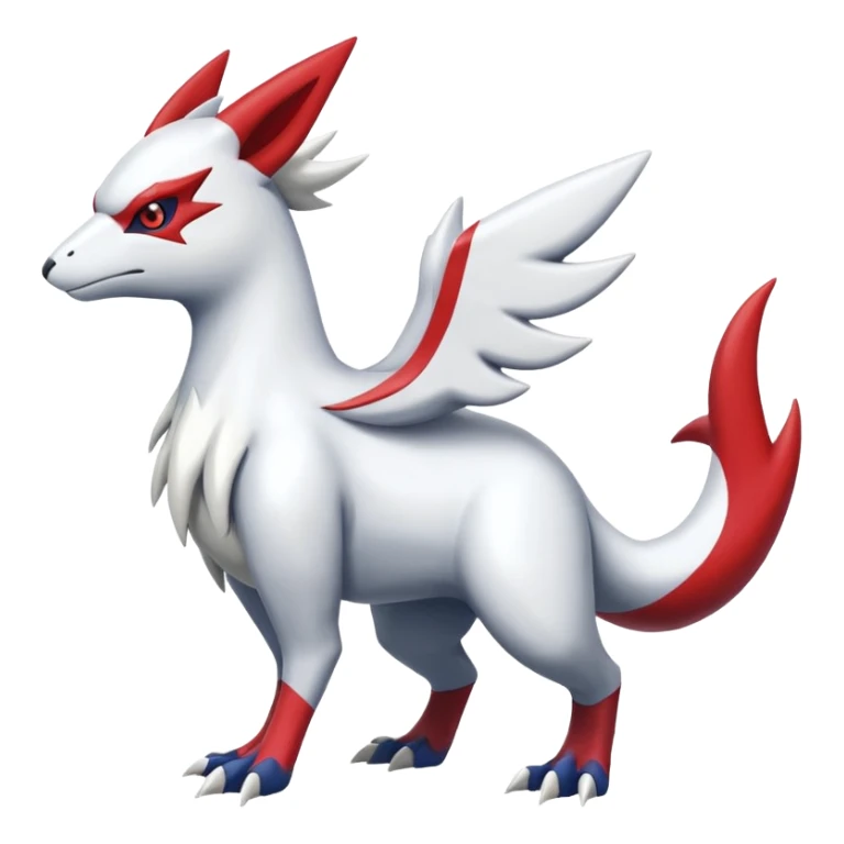 Latias-Reshiram-Zangoose-Absol-Fusion (full body) sticker