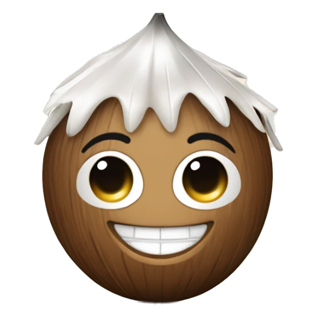 a perfume inspired by the coconut mademoiselle with a happy face sticker