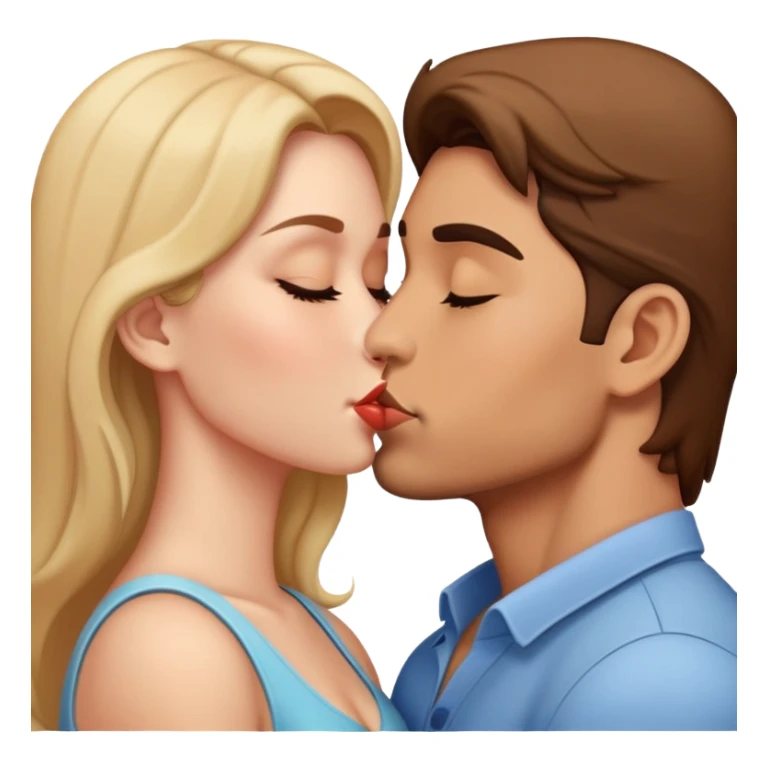 boyfriend and girlfriend kissing very passuob sticker