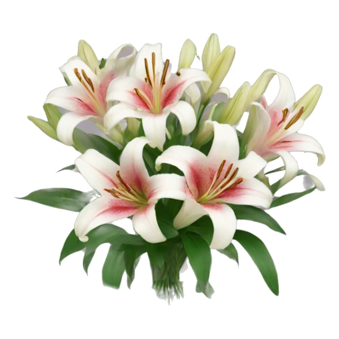bouquet of lilies sticker