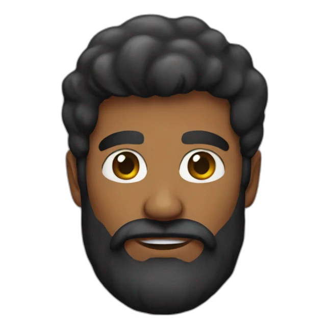 Black Beard  sticker