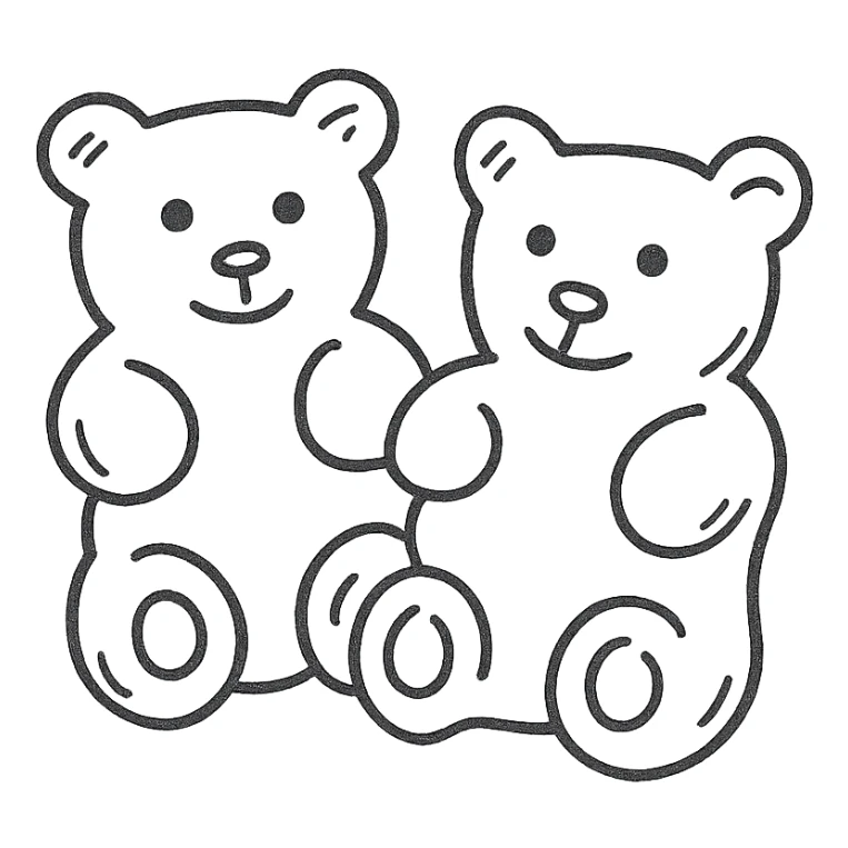 gummy bears sticker