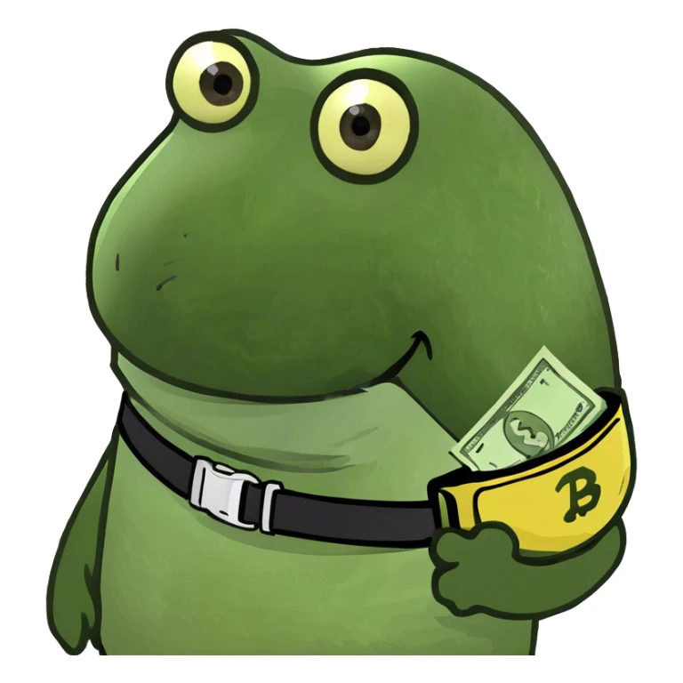 money holding banana  sticker