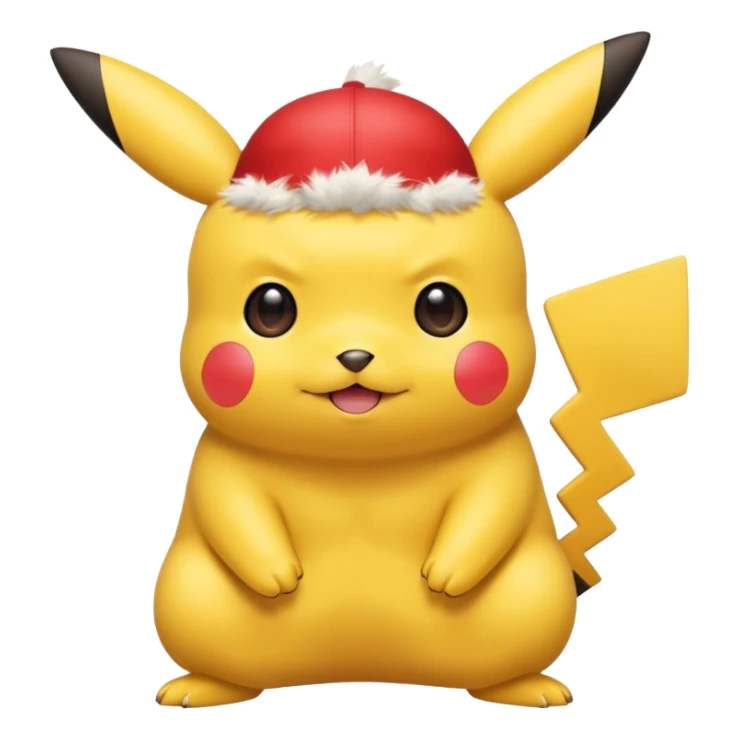 Ash’s Pikachu (no hair!)  sticker
