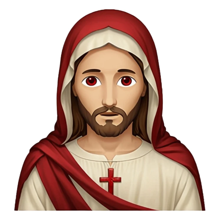 The burial shroud of jesus sticker