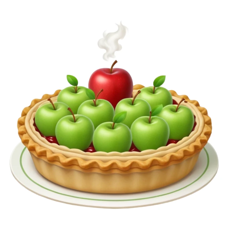 🍎🍏🥧 Fresh apples and homemade pie vibes sticker