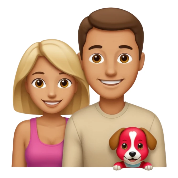 man and woman in doggy styles sticker