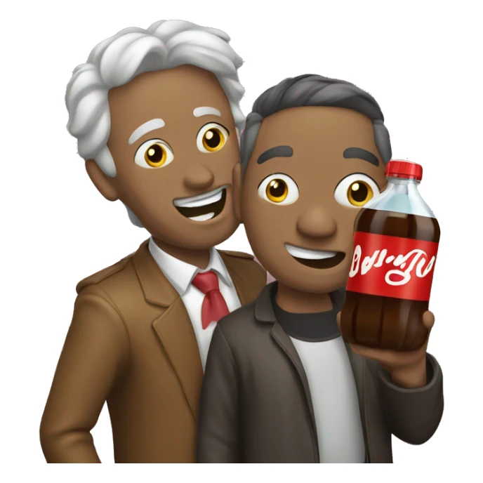 Betmen and cola sticker