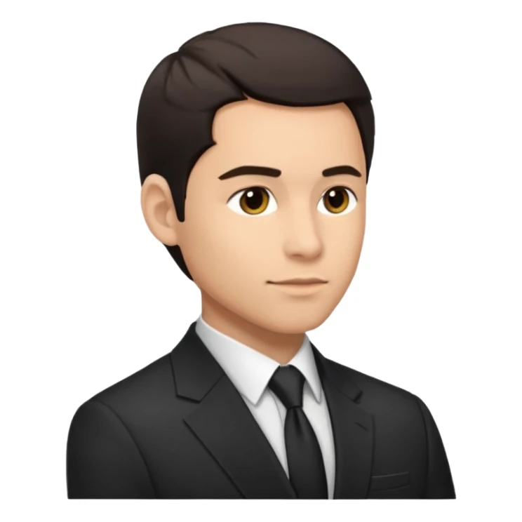 Man in suit side sticker
