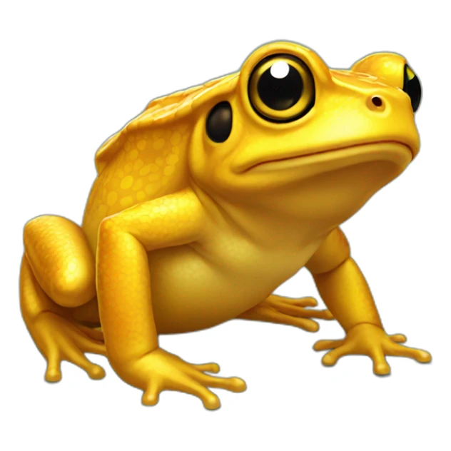 Golden Toad sticker