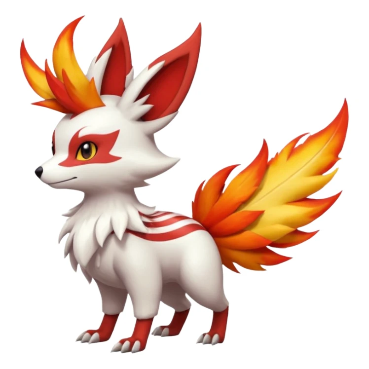 Braixen-Combusken-Zangoose-fusion sticker