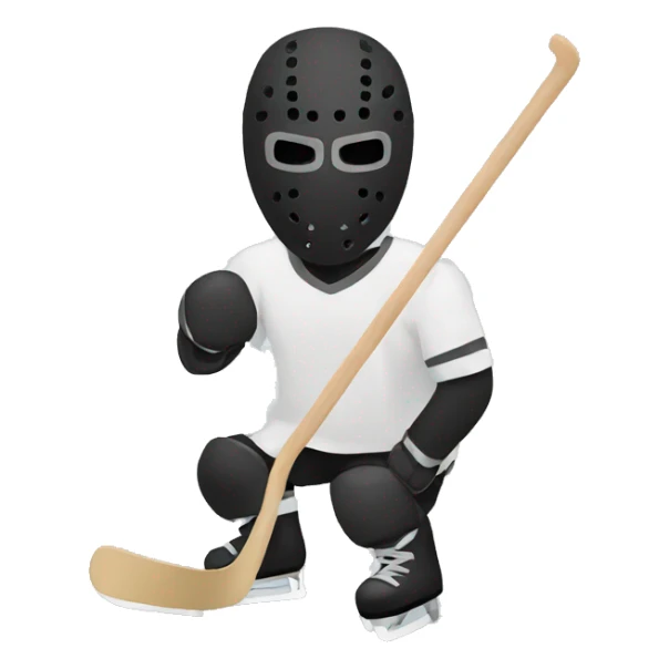 kanye wearing hockey mask sticker
