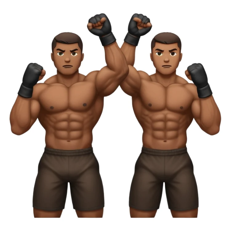 Wakanda forever . Two black fists crossing in an x pattern sticker