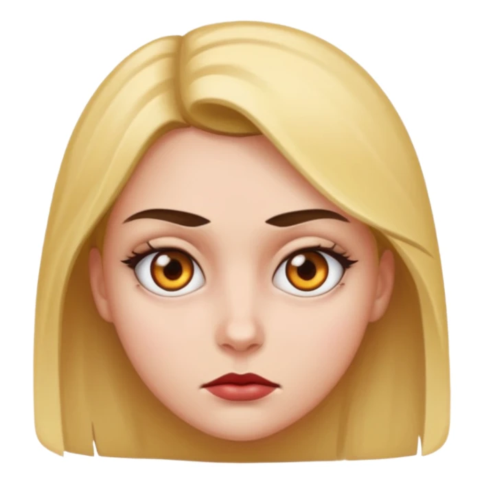 deadly stare one eye emoji girl  sticker