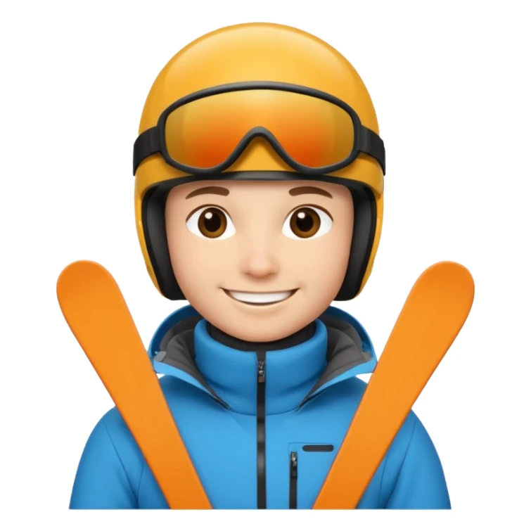 A person is skiing on the snow
person sticker