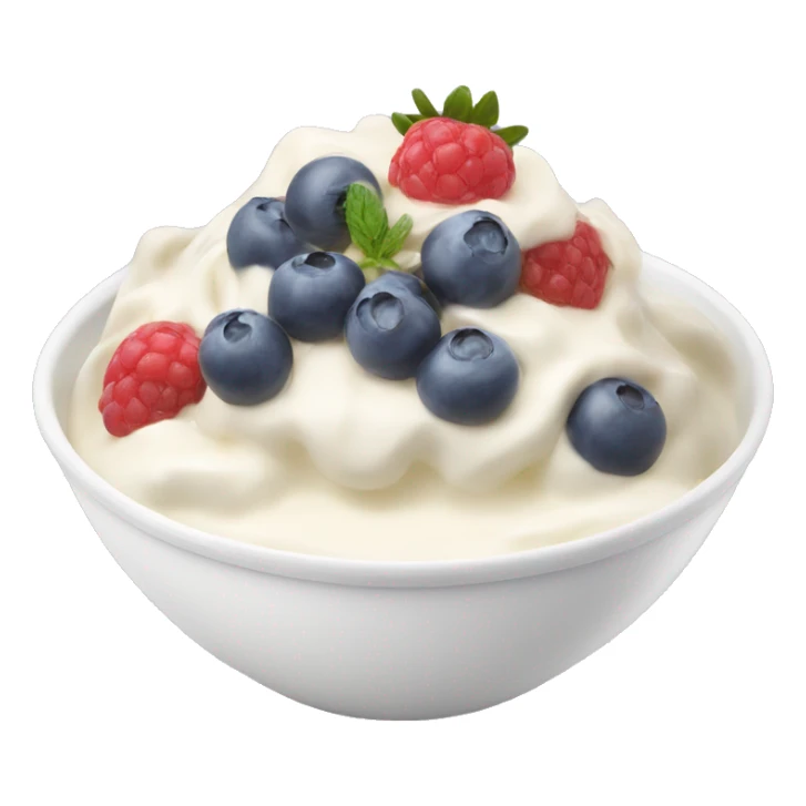 Yoghurt bowl sticker