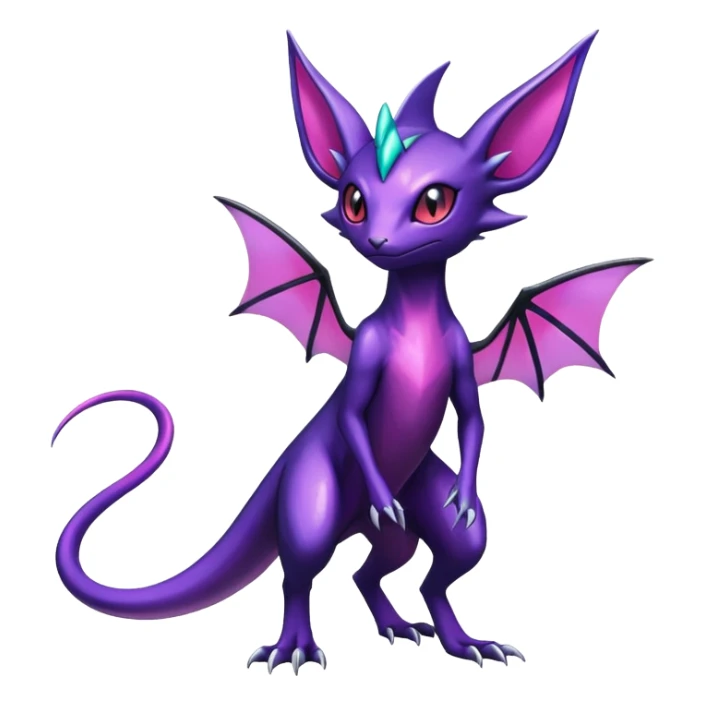 Shiny Salandit-Noivern-Espeon-Hybrid (Full body) sticker