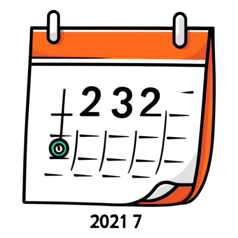 colorful sticker-style icon logo for an open source self-hosted calendar app, inspired by Fantastical, with a calendar page and subtle open source symbol sticker
