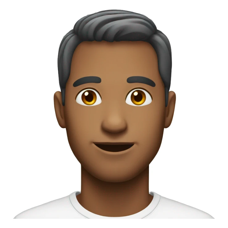 lovely face of man sticker