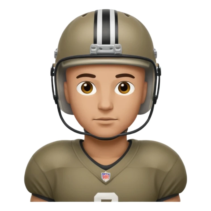 bald, male, football player sticker