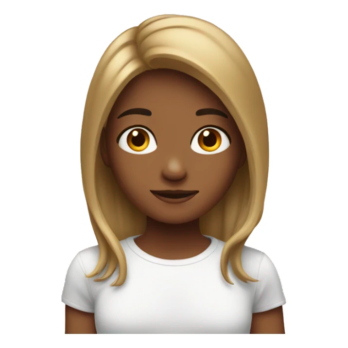 Girl wanting to longer her hair sticker