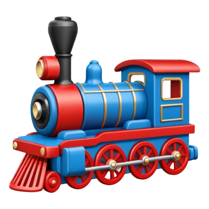 train toy made of wood only sticker