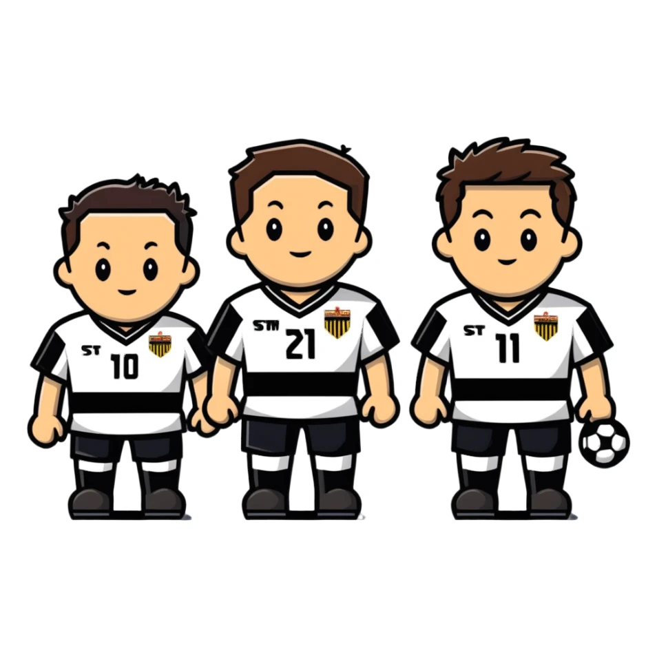 group of Bastard München players from Blue Lock anime sticker