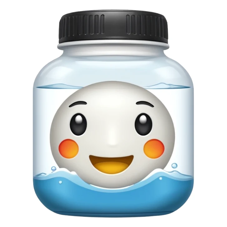 bote de suplementos pero sin cara sticker