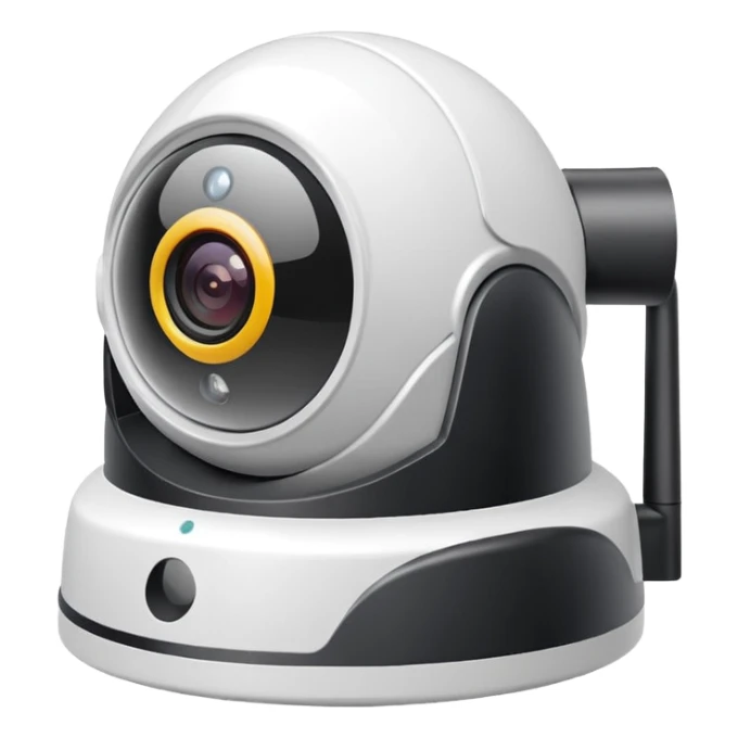 Security Camera white sticker