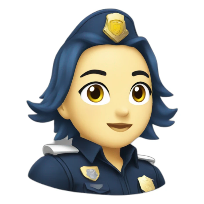 jenny police pokemon sticker
