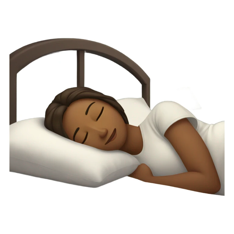 Woman and Man sleeping in bed sticker