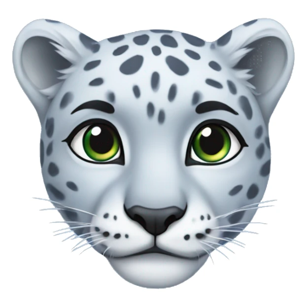 a snow leopard in a blue T-shirt with “ITMO” written on it. sticker