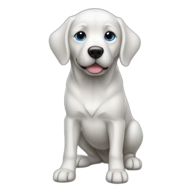 Un chien bleu sticker