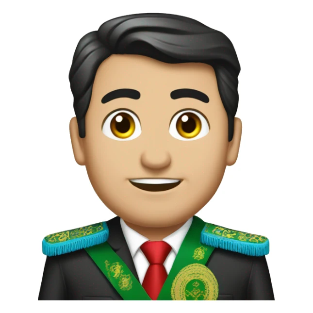 Saparmurat Niyazov president Turkmenistan sticker