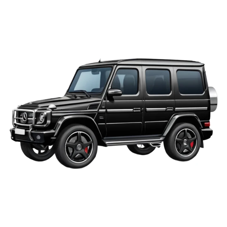 Black Mercedes G-Wagon sticker