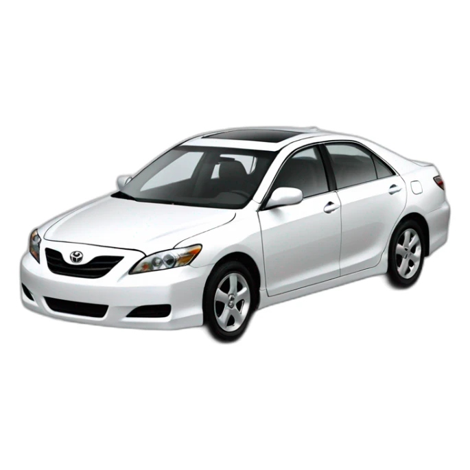 Super-white-2007-Toyota-Camry-Honda-Accord sticker