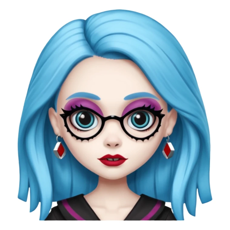 Ghoulia yelps monster high, pal skin sticker