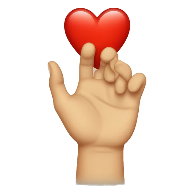I want a hand with a heart on the inside  sticker