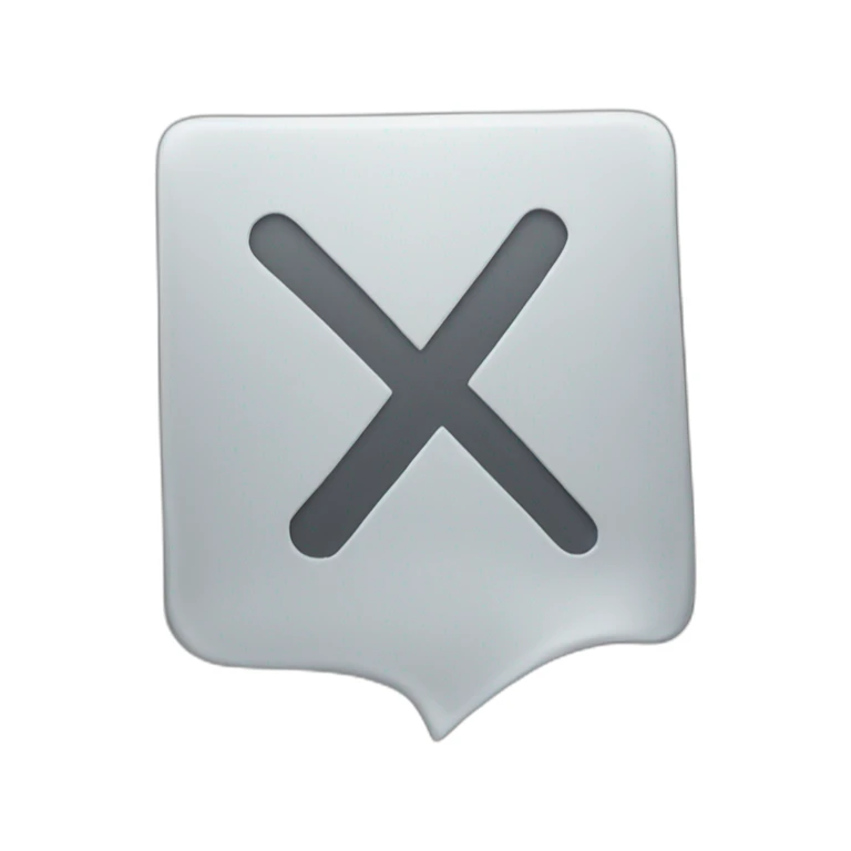 Gray check mark  sticker