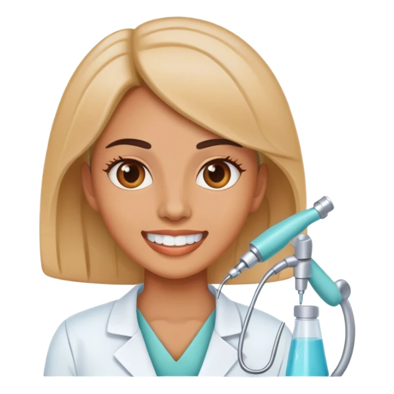Dental technician woman sticker