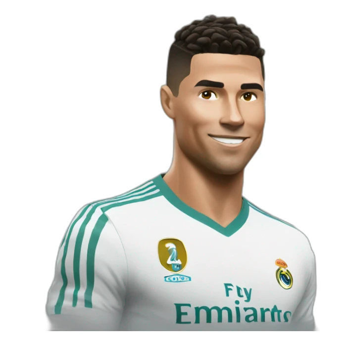 Ronaldo say i love you sticker