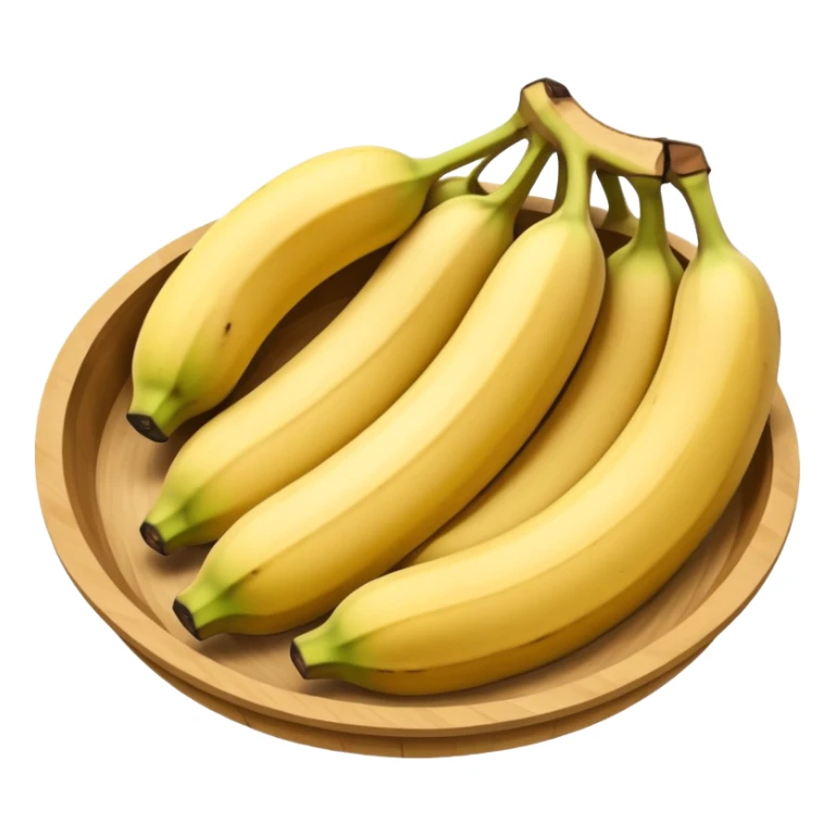 Panquecas em um prato redondo com rodelas de banana sticker