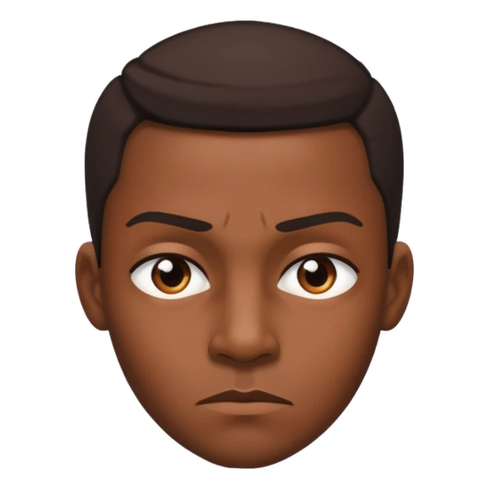 Political and decision-making black avatar sticker