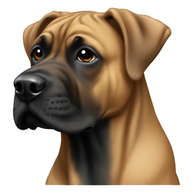 Dogo canario brown and black sticker