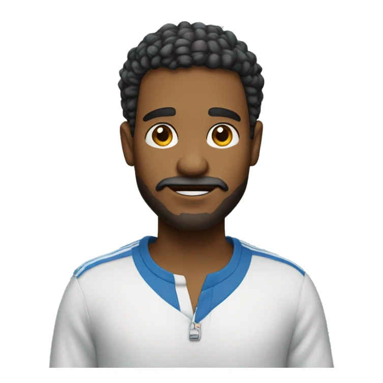 crie um anão gordo azul sticker